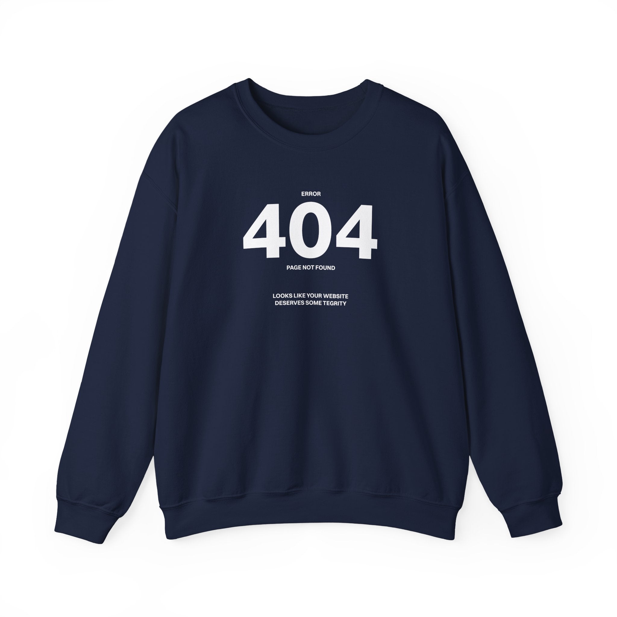 Navy 404 Error Crewneck